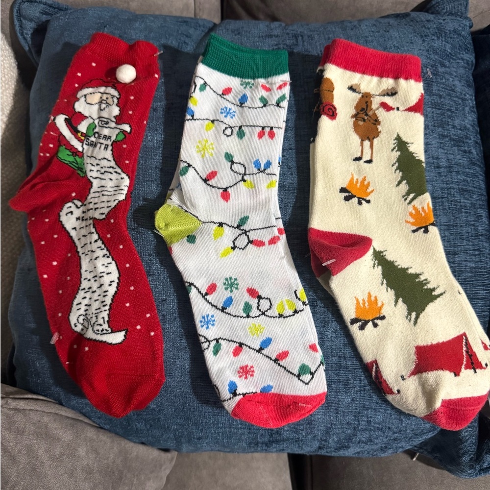 Festive Christmas Socks
